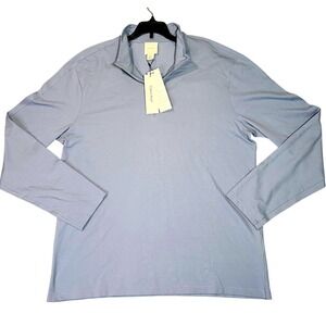 Calvin Klein‎ Men's Tech Dry Performance Quarter-Zip Pullover Size XL Slate Blue